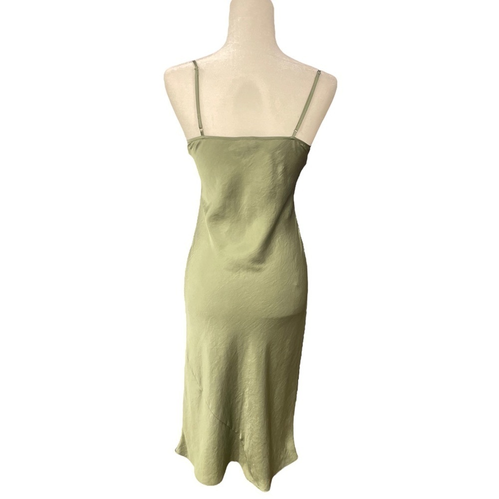 Wilfred Free Only Slip Satin Dress, Bitter Sage #75717 Size XS - Picture 9 of 11